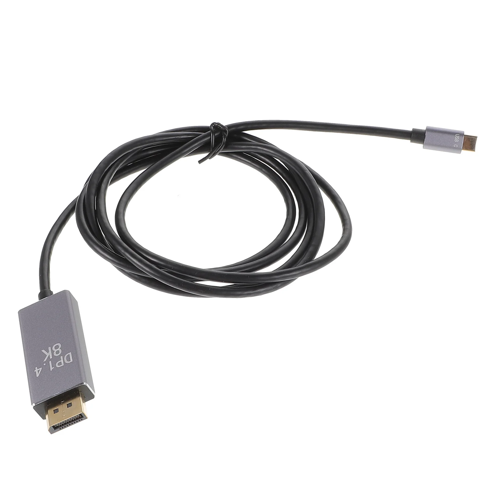 Kabel USB C do DisplayPort 1.4, 15 cm, konwerter wideo 4K 8K do monitorów i projektorów, kabel USB C do DisplayPort