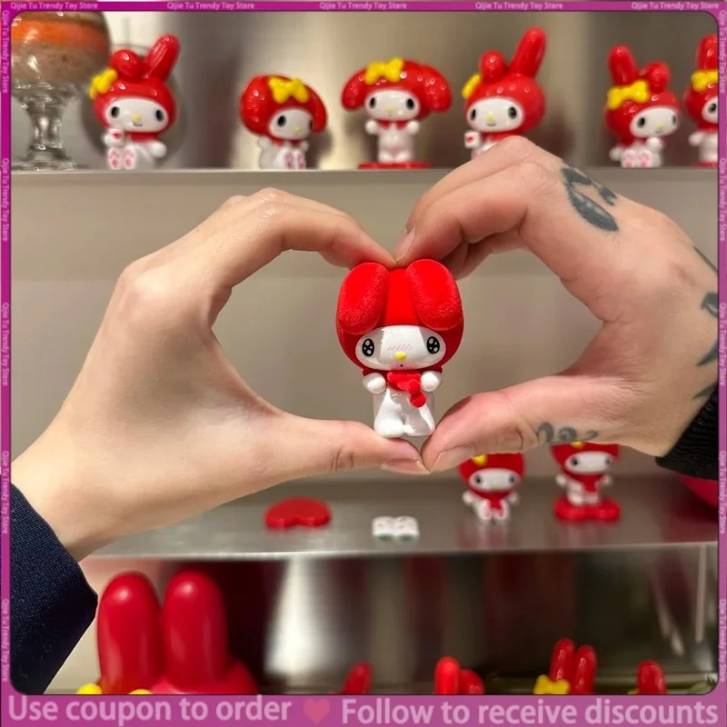 

Genuine In Stock My Melody Classic Series Mini Cute Blind Box Figurine Magnetic Cute Gift For Girls Holiday Surprise Decorative