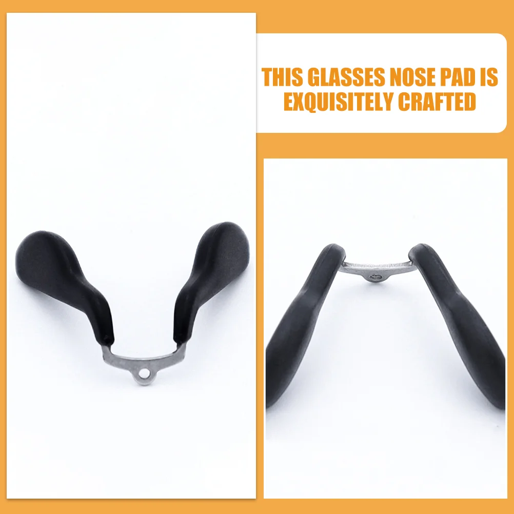 2 Pcs Glasses Nose Pad Bracket Support Pads Eye Component for Metal Silicone Frame Replacements Cushion Child Eyeglasses