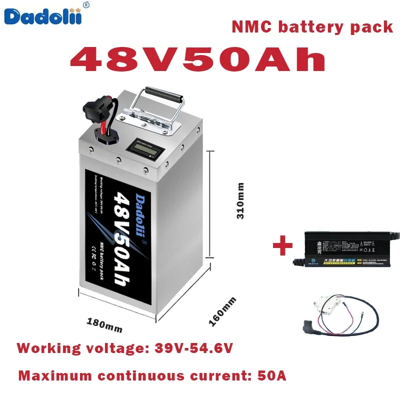 حزمة بطارية جديدة ذات سعة كبيرة 48V60V72V مناسبة لمركبتين الكهربائية ذات عجلتين وثلاث عجلات #1