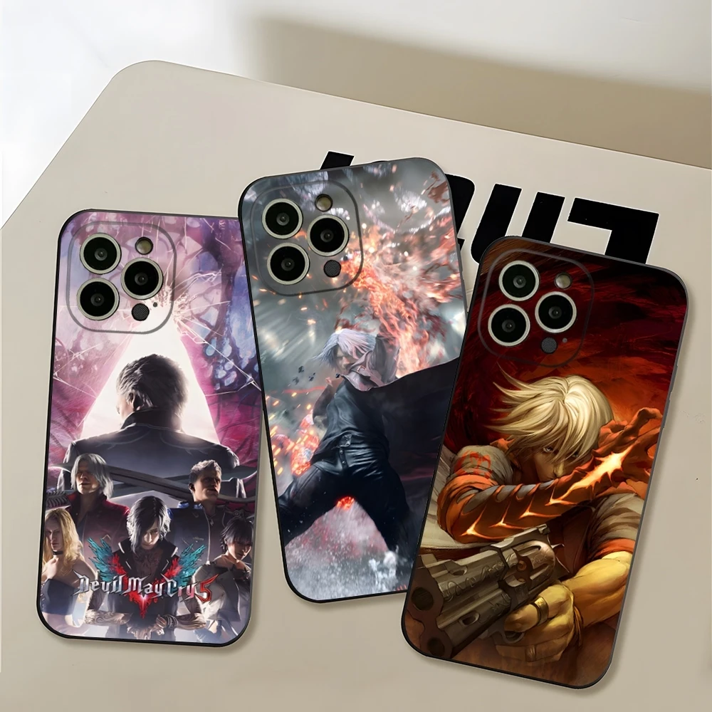 D-Devil May C-Cry Phone Case For Iphone 15 Pro 14 Pro Max 12 16 Plus 11 13 Xr X Xs 7 8 Plus Luxury Back Cover