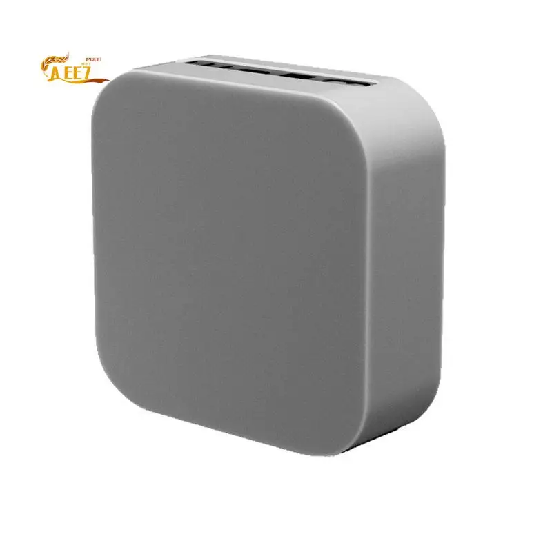 AEE7-Mini Case For Mac Mini M4 Wear-Resistant Water-Resistant Silicone Cover Easy Installation Durable Protection