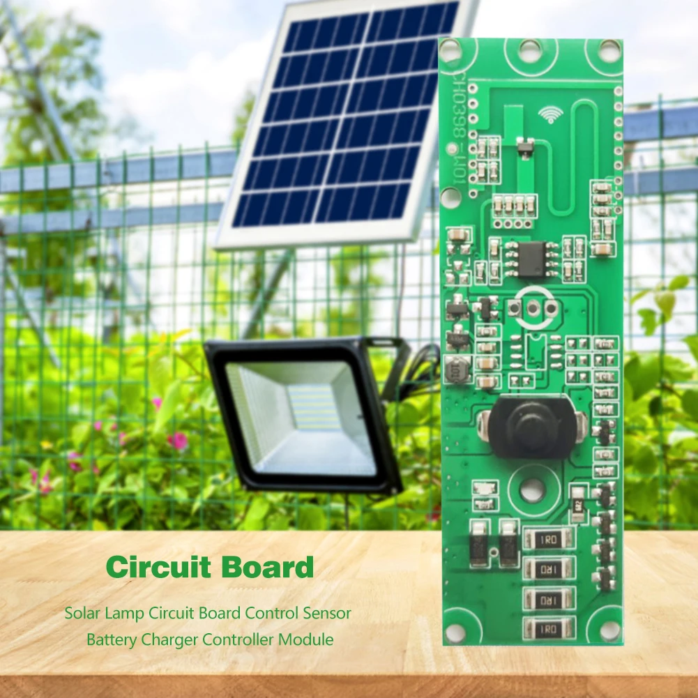 3.2V 3.7V Radar Induction Solar Wall Light PCB lampada solare modulo scheda di controllo durevole accessori per lampade solari per uso domestico