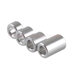 Aluminum Flat Washer M3 M4 M5 M6 M8 M10 Height 1.5mm to 30mm Bushing Gasket Spacer CNC Sleeve Non-thread Stand-off For RC Model