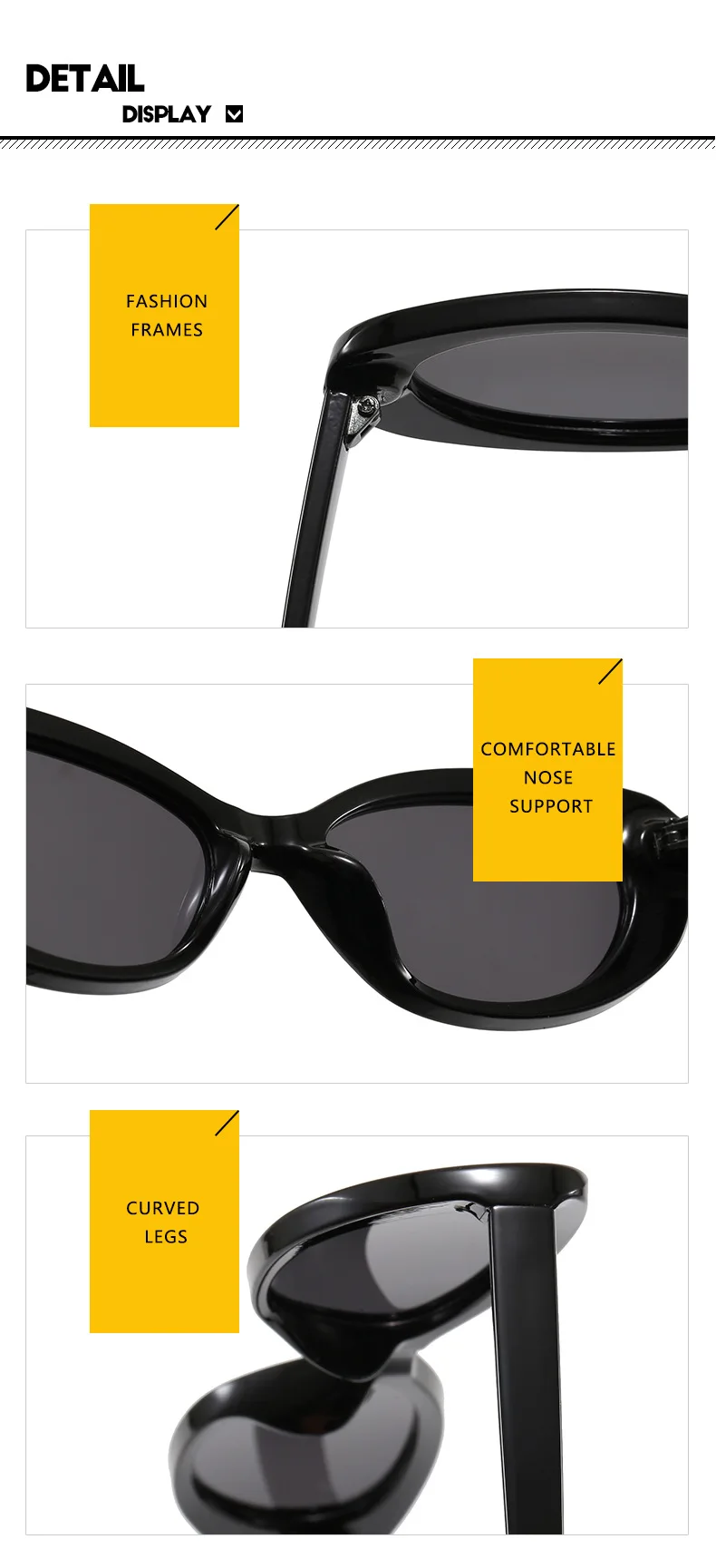 Modische ovale Sonnenbrille mit kleinem Rahmen für Damen, Retro-Leopardenmuster, Herren-Sonnenbrille, Sonnenschutz, Outdoor-Fahrbrille, UV400 – Detail 8