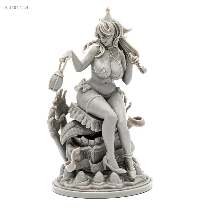 

75MM Resin beauty model kits figure colorless and self-assembled A-1582