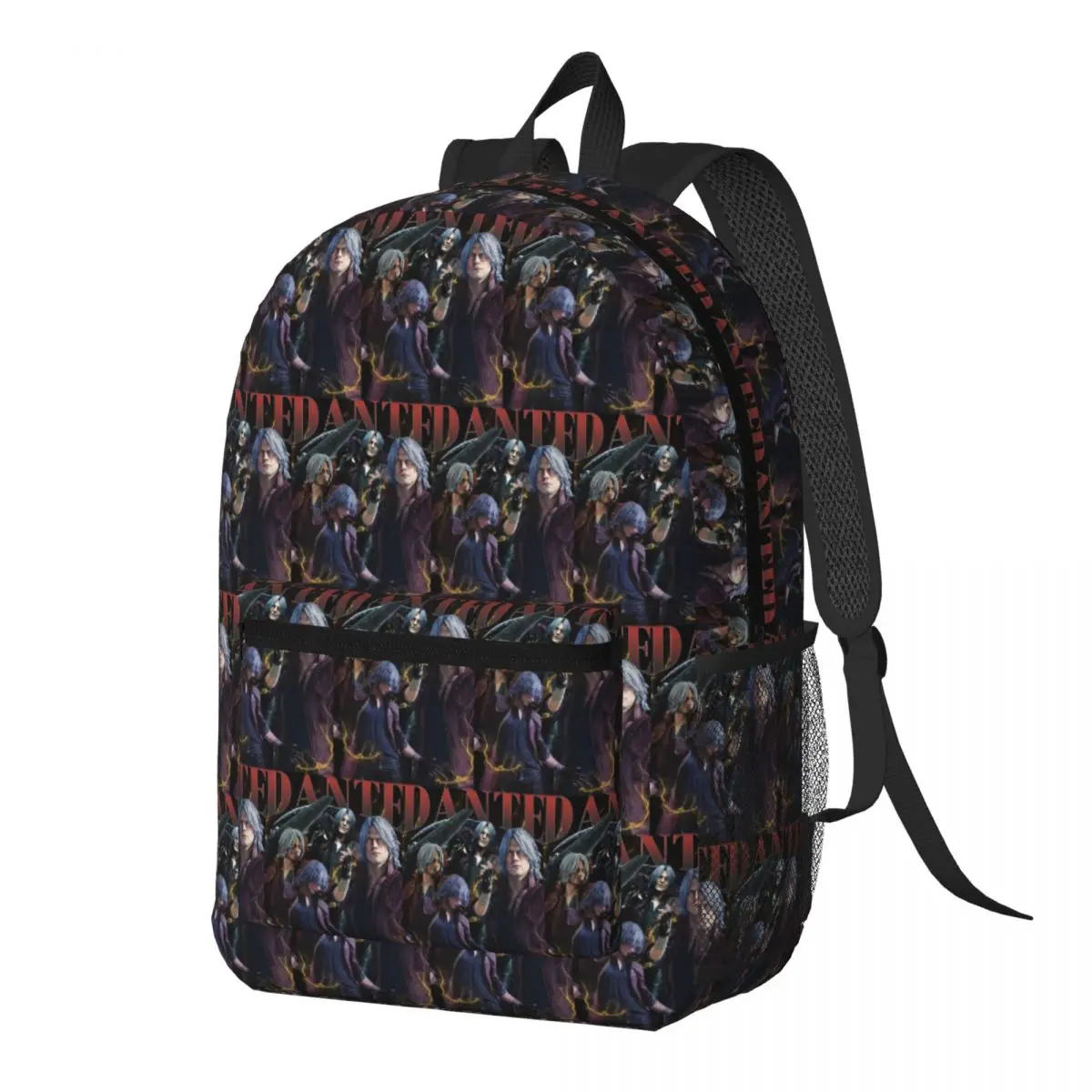 Limited Dante Devil May Cry Backpack Daypack Large Capacity Boys Girls BookBag School Bag Shoulder Bags for Men Women