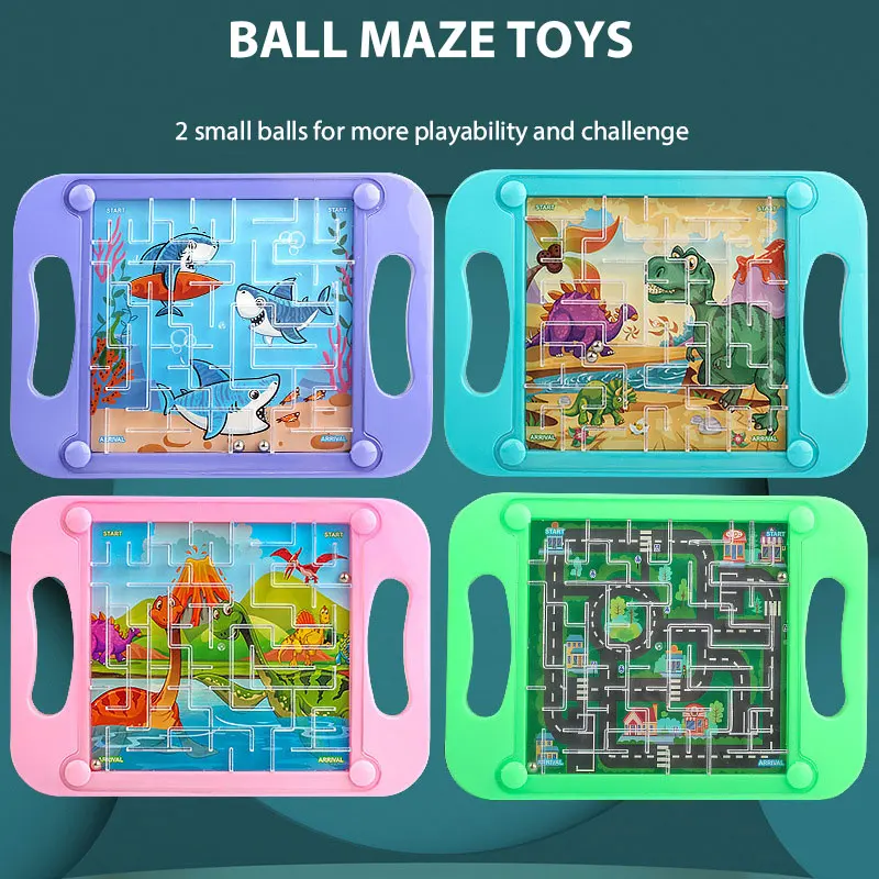 子供用 3D 迷路ボール - 手と目のバランス重力記憶シーケンシャルパズルモンテッソーリ教育玩具理想的な子供のギフト