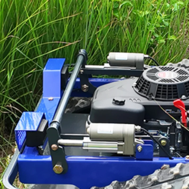 

Customized professional remote control smart lawn mower for easy hill climbing, farm garden lawn mower robot
