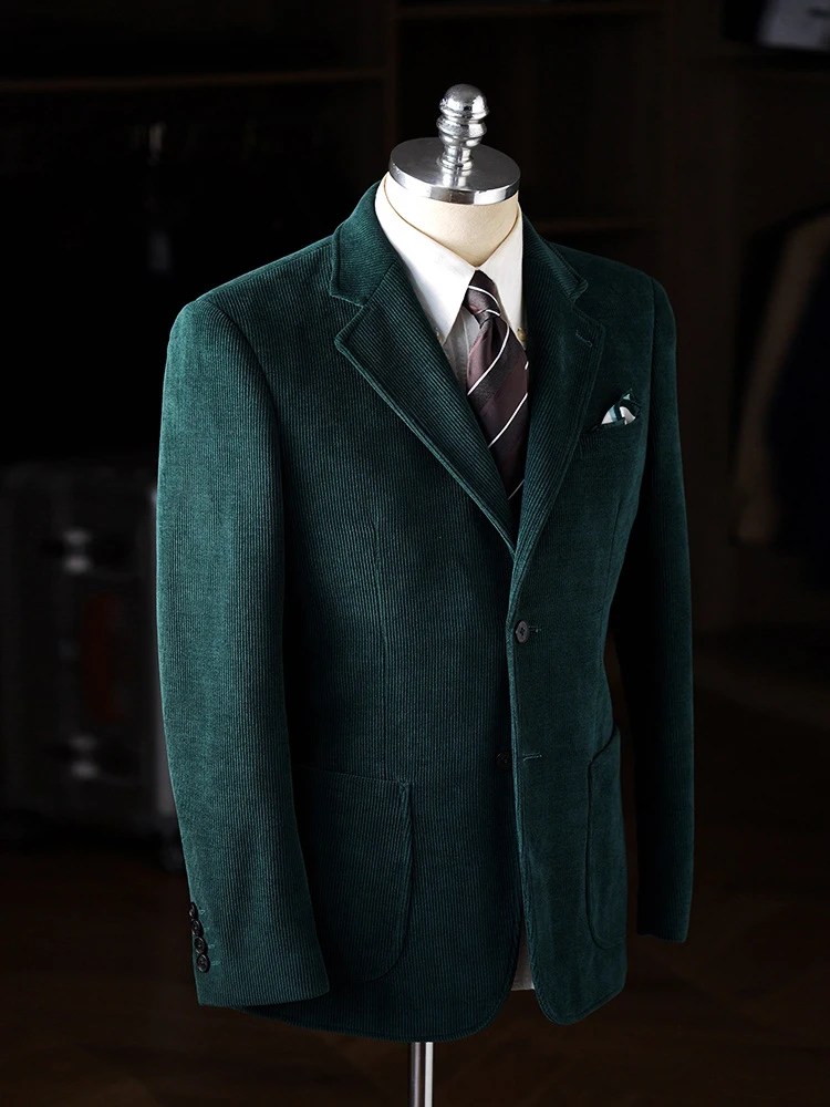 عالية الجودة سروال قصير الرجال الدعاوى 1 قطعة الكلاسيكية عادية واحدة الصدر العريس البدلات الرسمية خياط صنع السترات الذكور الحلل زي