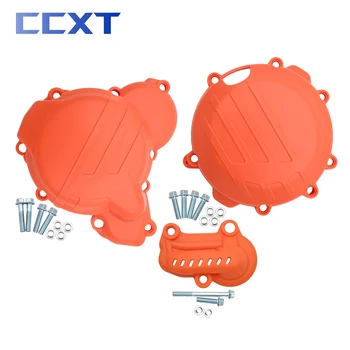 Motorcycle Engine Clutch Guard Water Pump Cover Ignition Protector For KTM 300 250 EXC SX XC XCW TPI 2019 2020 2021 2022 Parts