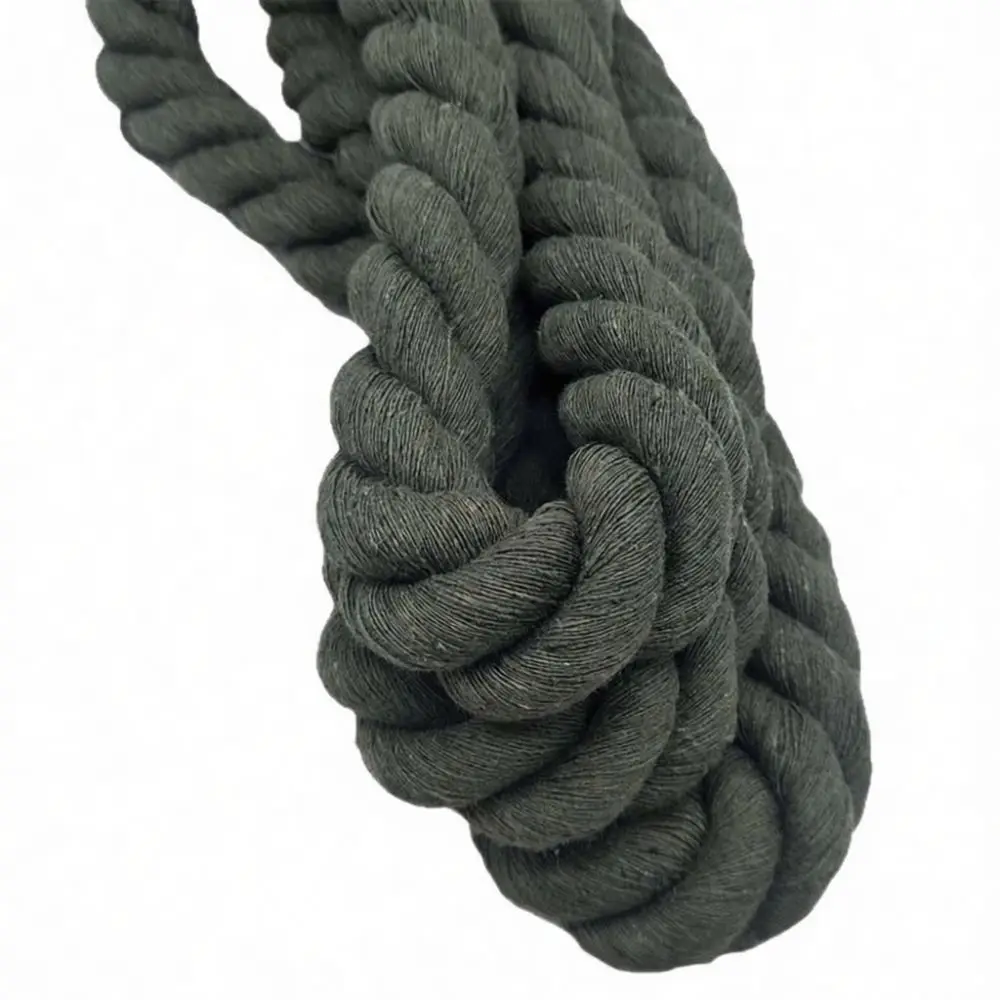 Natural Cotton Cord Three Strand Twist Rope For Fish Tank Decoration Handmade Knitting DIY Crafting Apparel Accessory