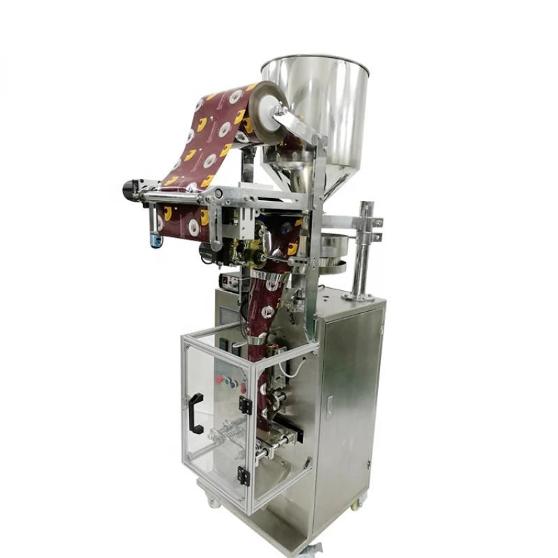 Multi-functional chips nut/ fried beans snack weigh filling & bag sealing packing machine HS240BK