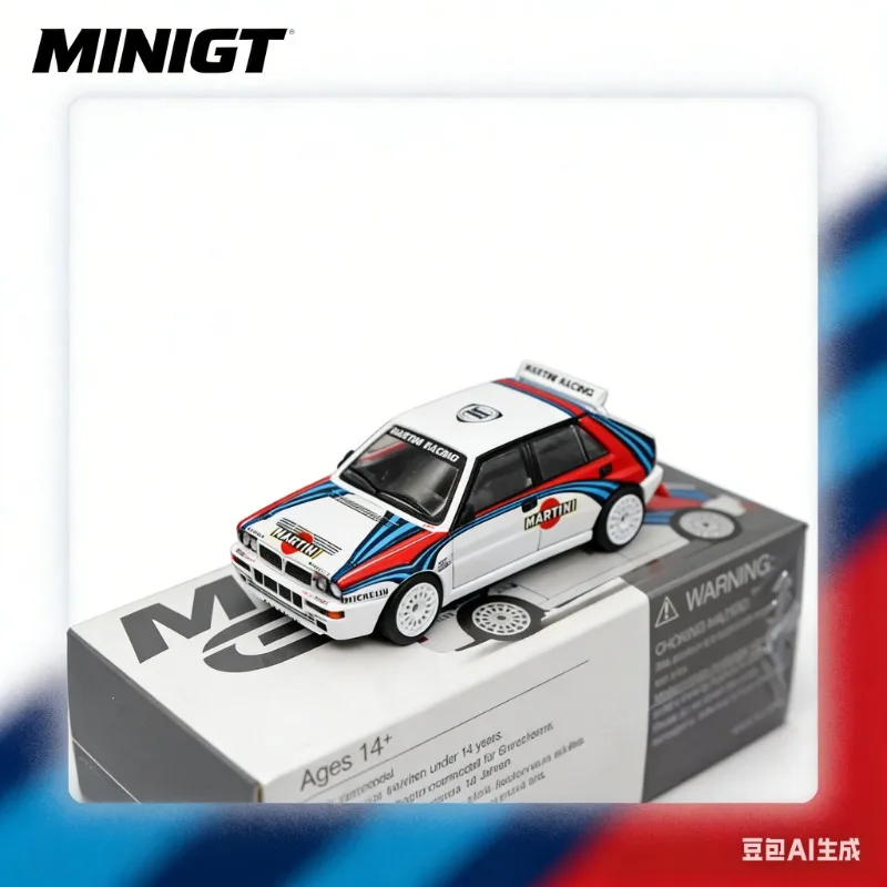 

MINIGT 1:64 BMW 300# Blue Flag Alloy Die-Cast Car Replica Static Display Piece for Adult Collection, Boys' Toy, Festival Gift