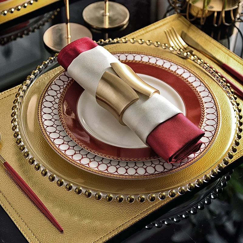 

Hospitality Luxury Plate Sets Wedding Dinner Chinese New Year Plate Sets Birthday Party Vajillas Plate Sets For Valentines Day