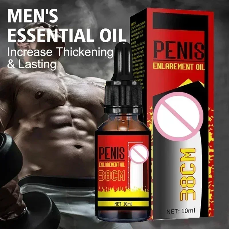 Serum penebal Penis, minyak perawatan kesehatan pembesar dan ereksi 10ml sangat kuat