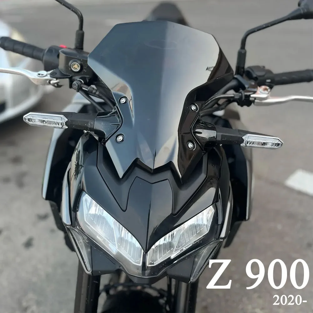 

Motorcycle Sports Touring WindScreen Windshield Viser Visor Deflector Fits For KAWASAKI Z-900 Z 900 Z900 Z650 2020-2025 2024
