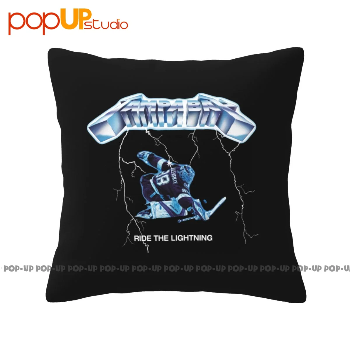 Silky Tampa Bay Ride The Lightning Pillowcase Throw Pillow Cover Healthy Customized High-Density