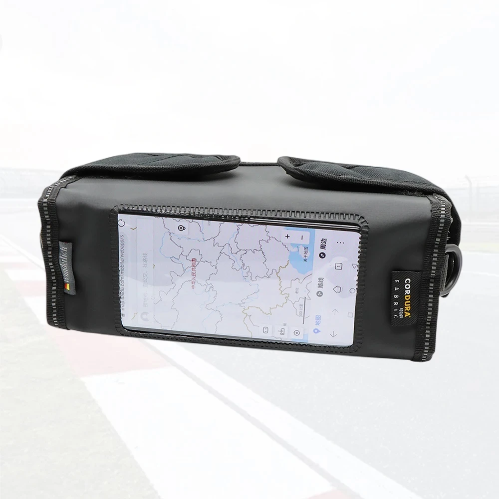 FOR BMW K1600 K1600B K1600GT K1600GTL Motorcycle Bag Handlebar Bag Black Waterproof Mobile Phone Navigation Large capacity