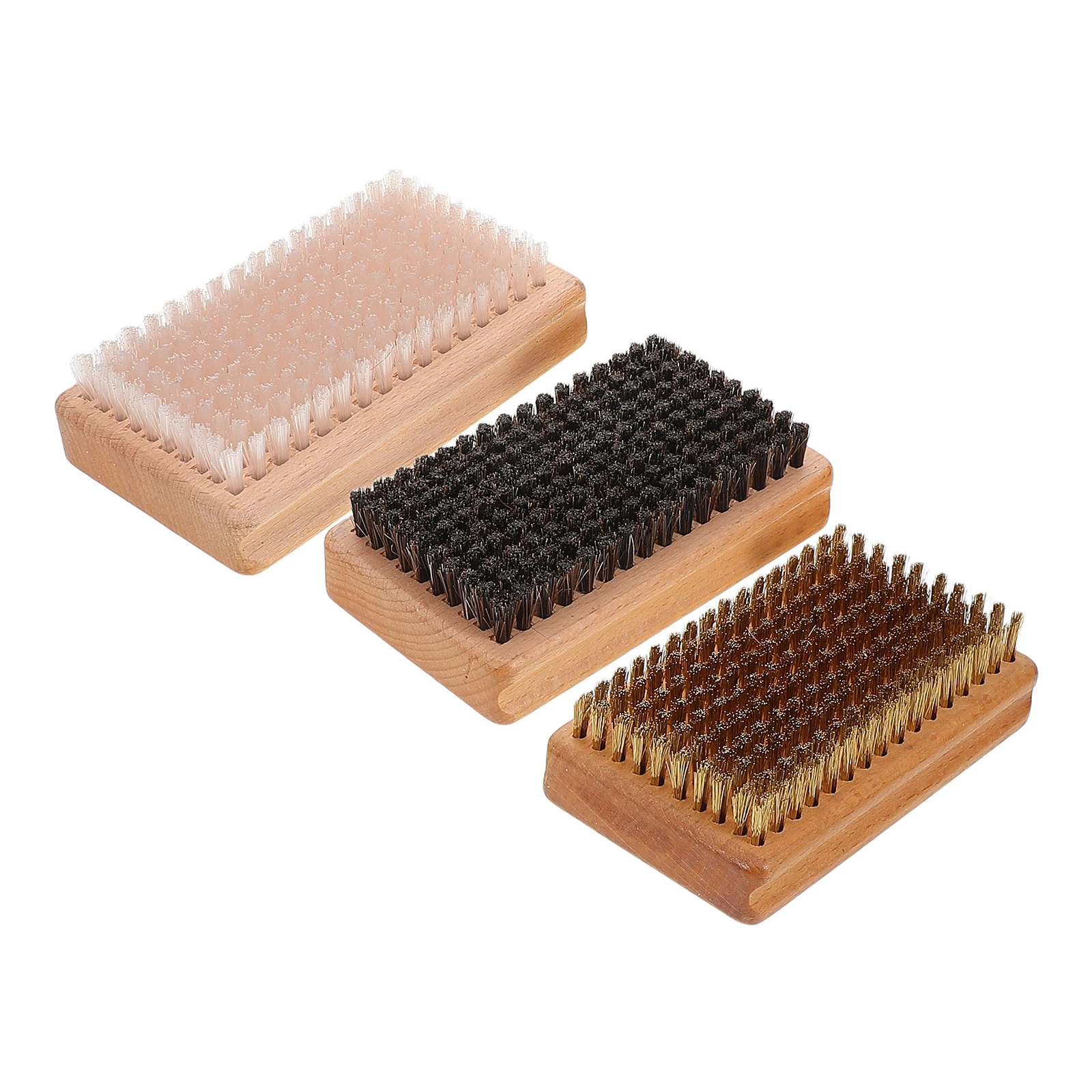 

Snowboard Care Brush Ski Wax Tool Copper Nylon Horsehair Brushes for Snowboarding Gear Accessories Manual Waxing Efficient