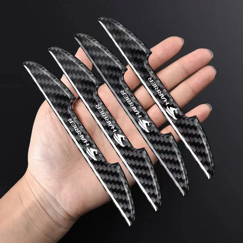 

4Pcs Car Door Sticker Protector Strip Edge Guards For Toyota Harrier Camry Avensis Rav4 30 60 80 XU30 XU60 XU80 Car Accessories