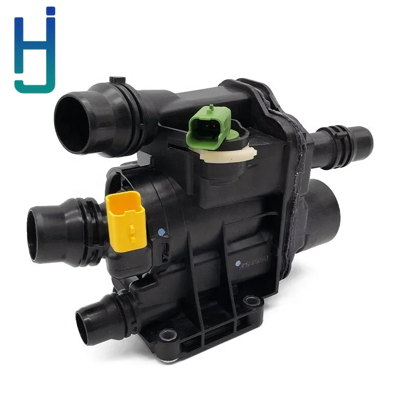 9812131480  Thermostat Engine Coolant Thermostat Housing for Peugeot 208 2008 3008 Citroen C4L 1.2T 3553499