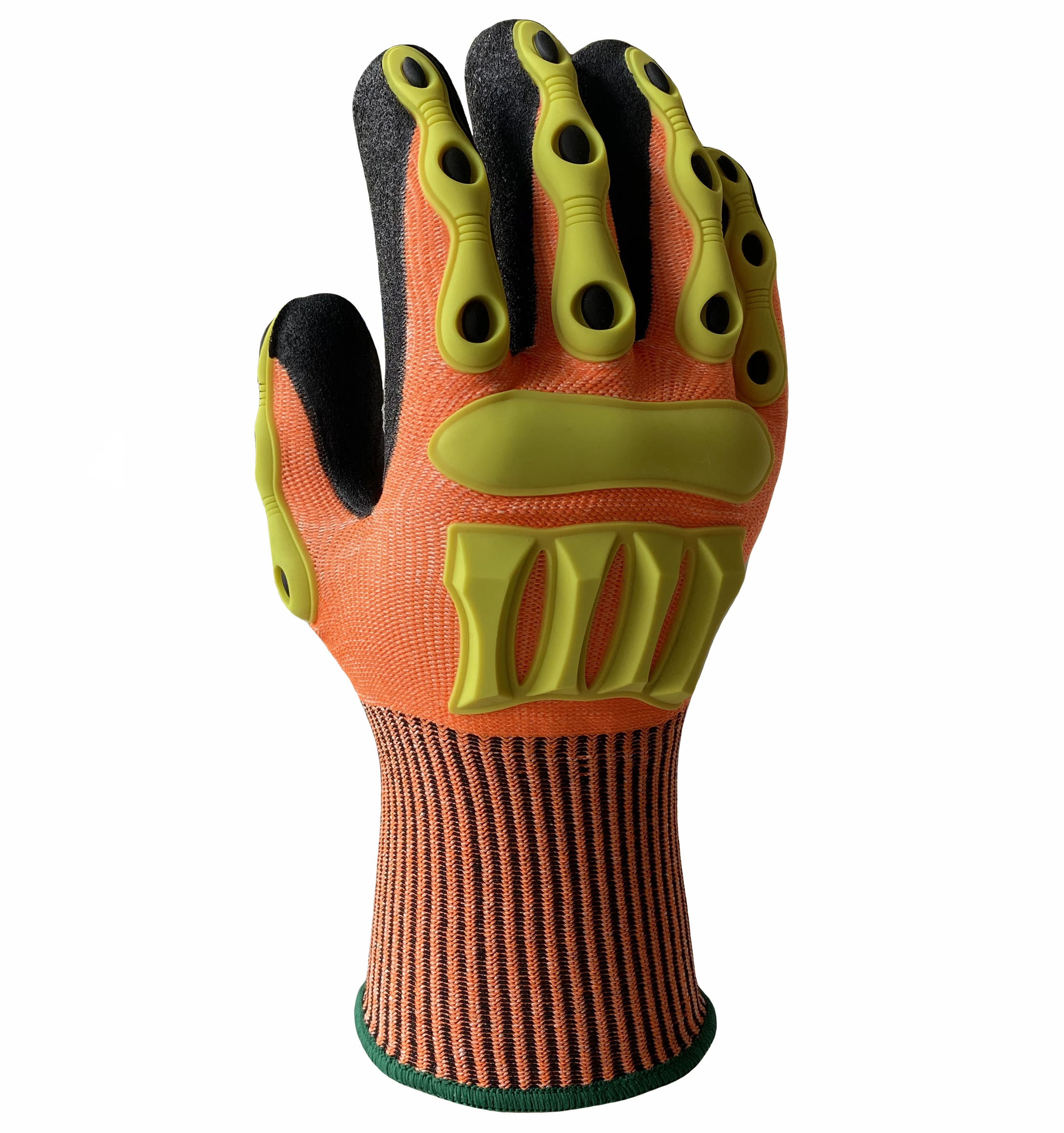 Work Gloves Impact Resistant Anti Vibration Absorb Industrial Shock Reduce Cut Proof  Safety Glove Oil Gas Field Mechanics Glove