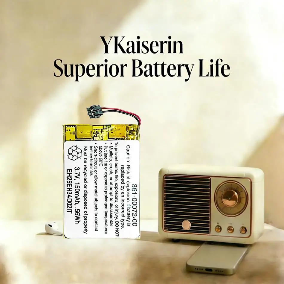 

361-00072-00 GPS-аккумулятор 150 мАч с быстрой зарядкой, прочный, для Garmin Forerunner 220 225 230 235 620 630 735XT