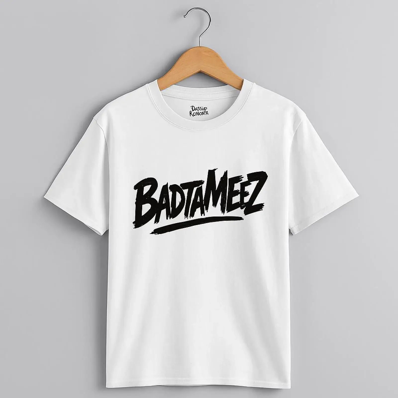 Badtameez T Shirt Funny Hindi Sibling Desi Streetwear vintage Washed Versatile Slightly Unisex homme fashion designer clothes