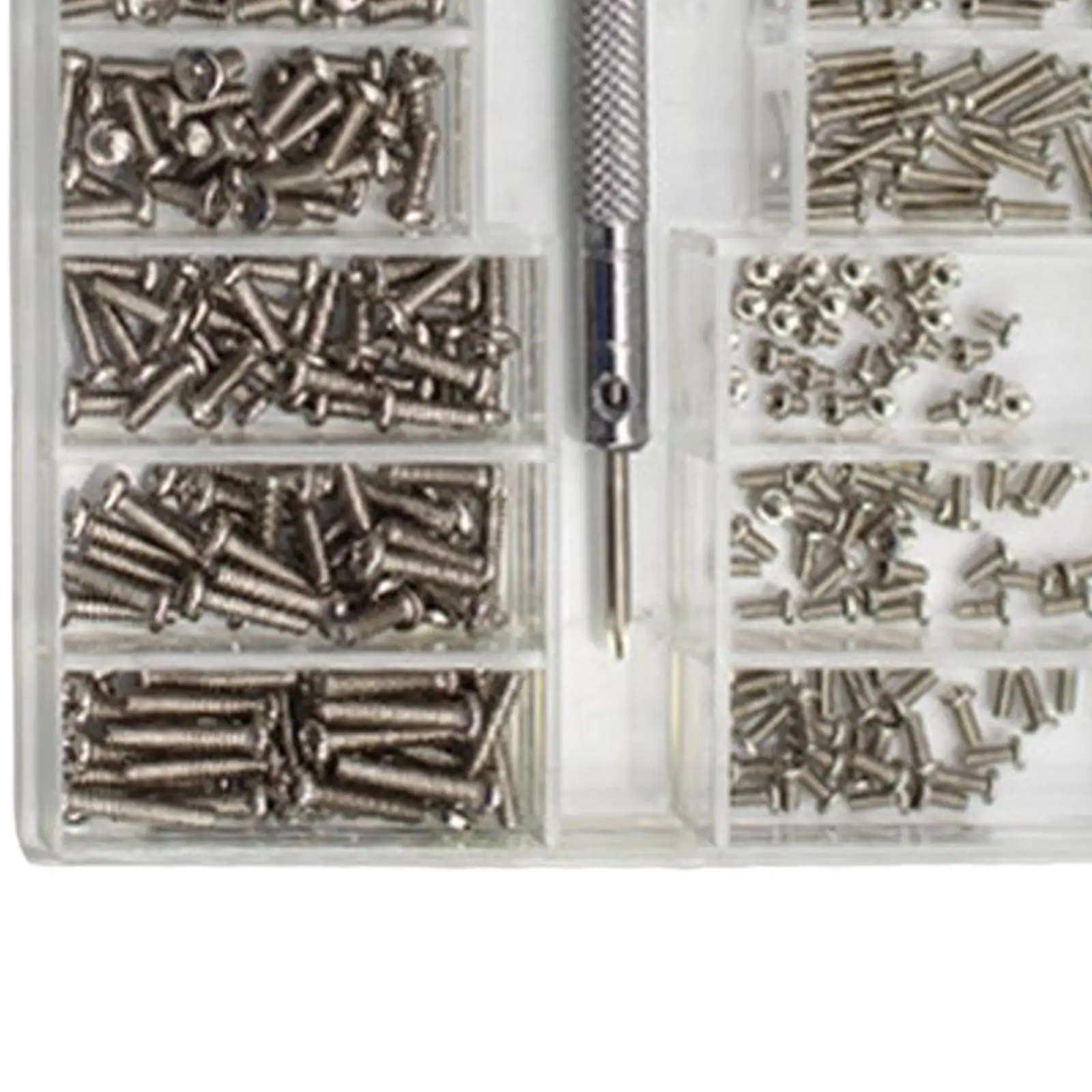 6xMicro Screws Set Replacement Repair Tool Tiny for Watch Glasses Electronics Style A