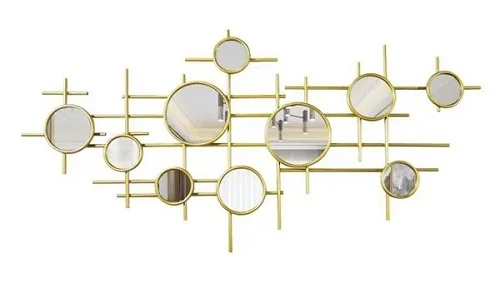 200X96cm  Dropshipping New 2025 Metallic Wall Living Room Home Decor Luxury Art Handicraft Hangings House Decoration Interior