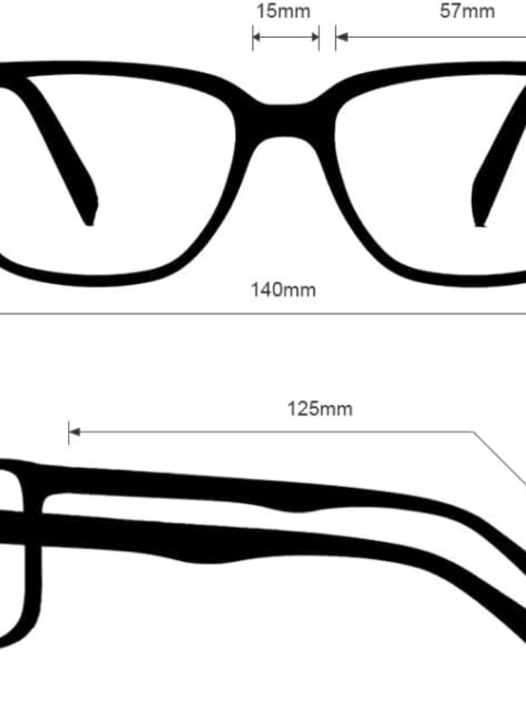 Leaded Glasses Radiation Safety Eyewear Model Psr-500