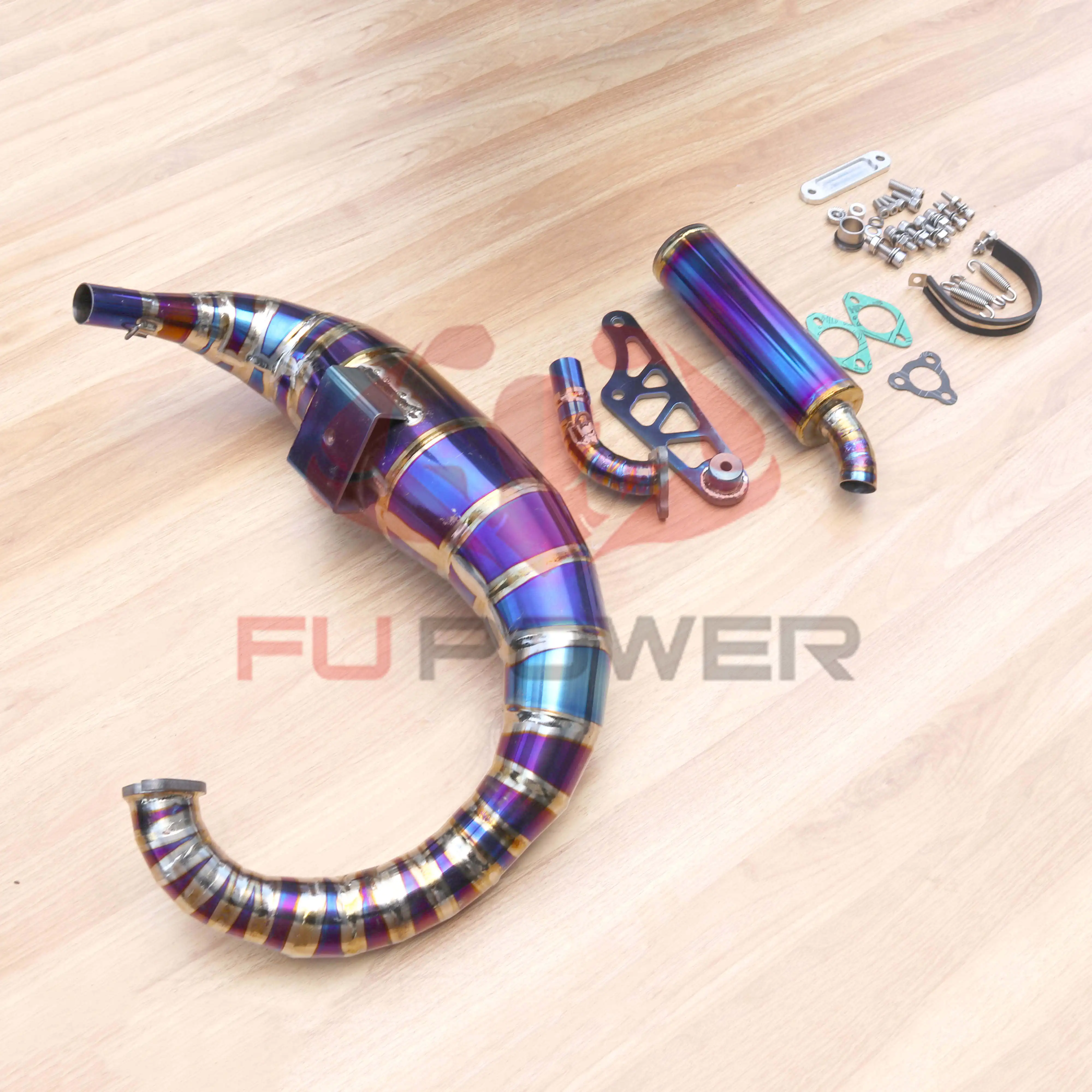 Titanium Full System Upgrade for Motorcycles Premium Tuning Exhaust Kit