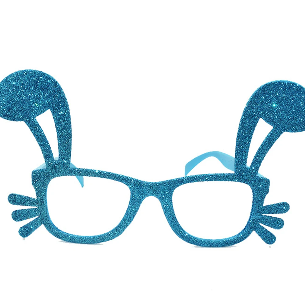 

2Pcs Rabbit Ear Glasses Creative Funny Eyeglasses Party Prop Costume Decoration Gift Rabbit Glasses Cartoon Eyeglasses