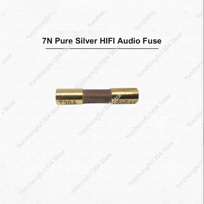 1pcs High-end HIFI 7N Pure Silver fuse CD Audio Amplifier Tube Amp Fuse Slow Blow Fuse