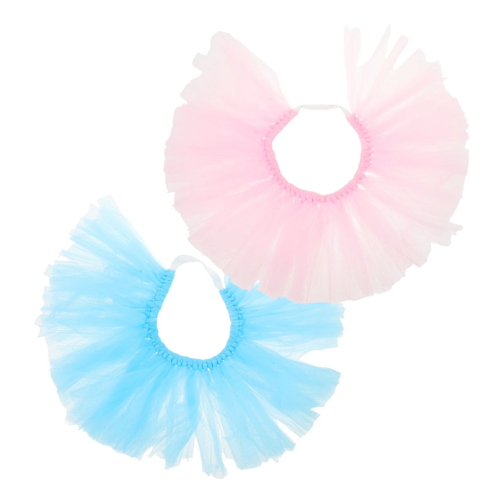

2Pcs Pet Tulle Skirt Tutu for Birthday Party Wedding Holiday Cosplay Events Soft Comfortable Easy Fit Stylish Puppy