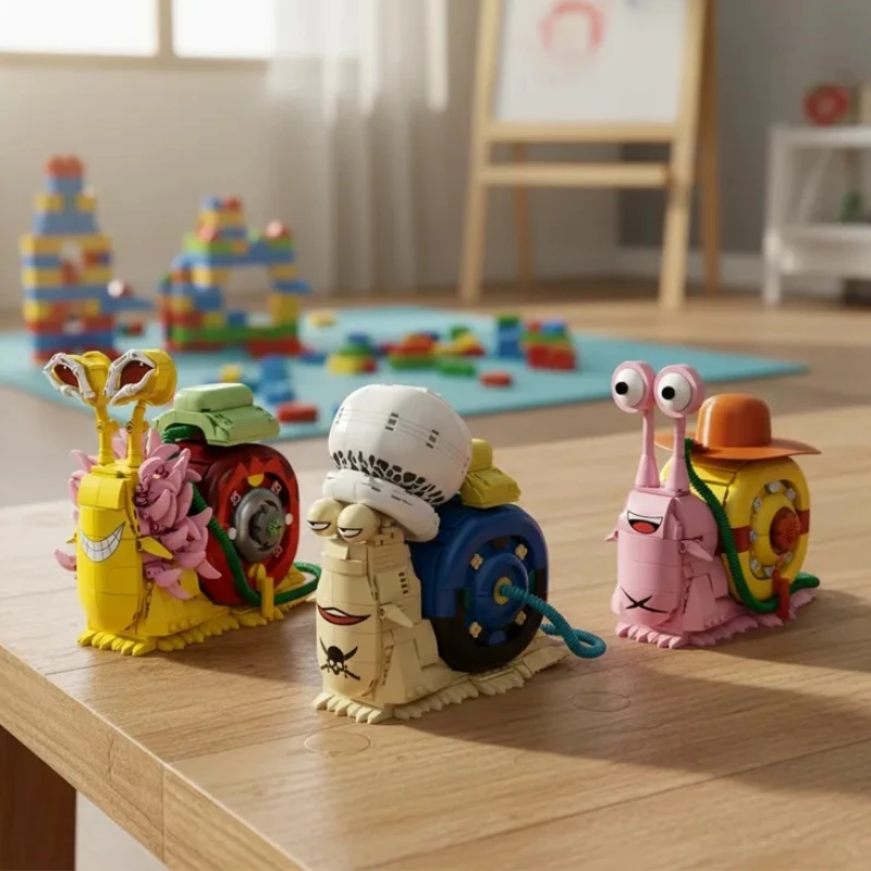 

Креативные животные, модель улитки, жука, строительные блоки, кирпичи, игрушки, сделай сам, настольные украшения, день рождения для детей, подарки на Хэллоуин, Рождество