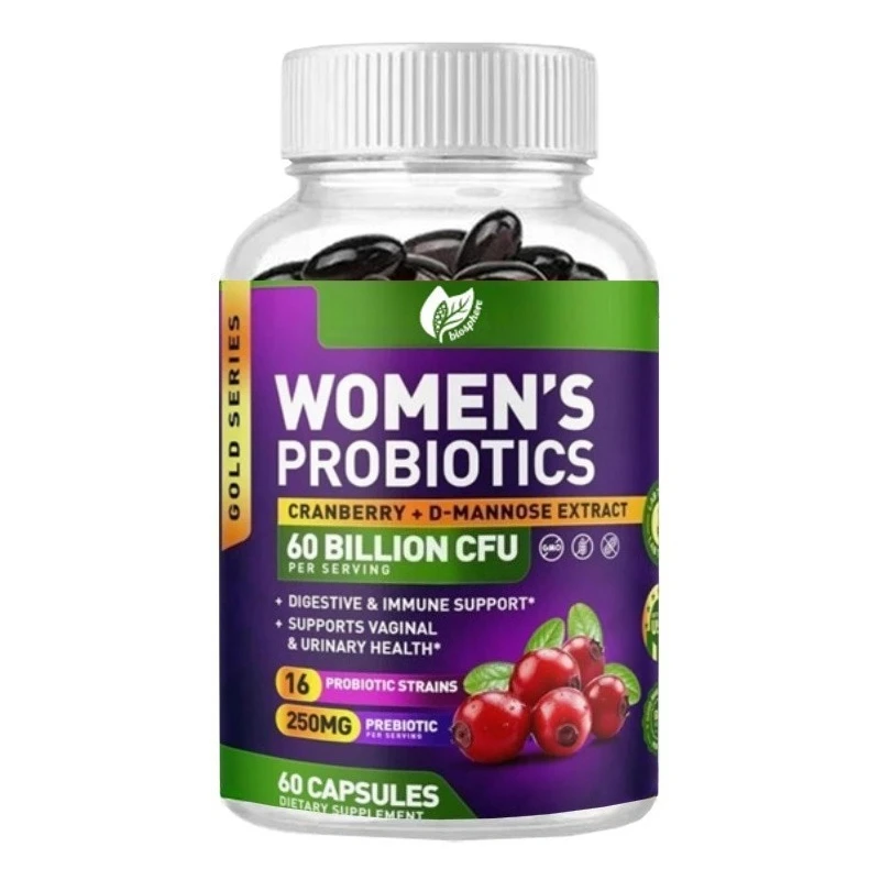 

Female Probiotics -60 Billion Colony Units, 16 Strains - Supports Digestion, Immunity, and Health - Non GMO, Dairy, and Gluten