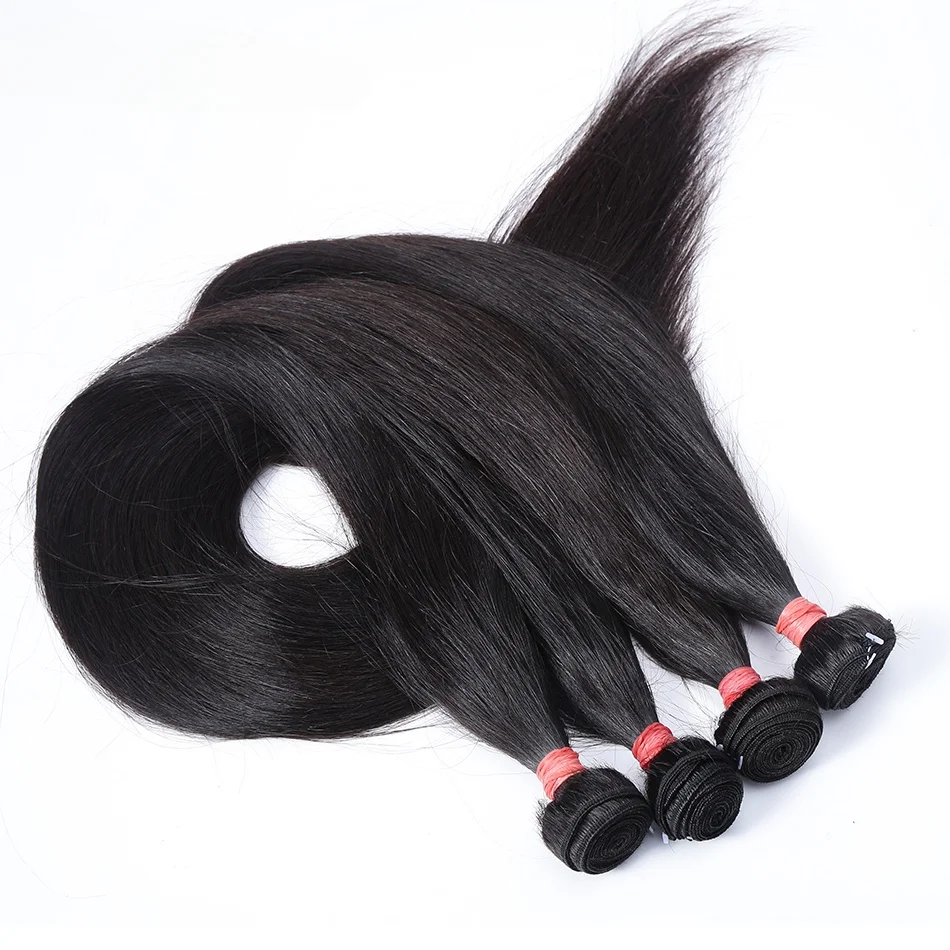 

Прямые пучки, бразильские девственные волосы, 12А, пучки Remy Grade Weave, прямые пучки Huma, оптовая продажа, натуральный цвет