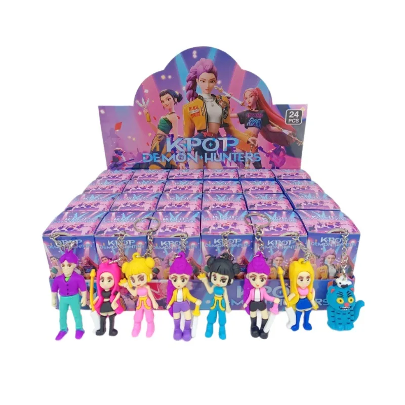 2025 New 24pcs K-POP Witch Hunter Doll Pendant Blind Box Children's Keychain Surprise Blind Box Gift