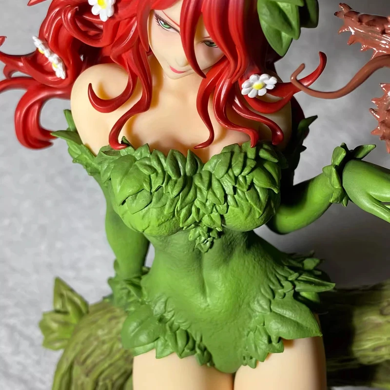 marvel-in-stock-figurines-of-poison-ivy-poison-ivy-cute-girl-model-ornaments-2d-model-desktop-decoration-peripheral-gifts