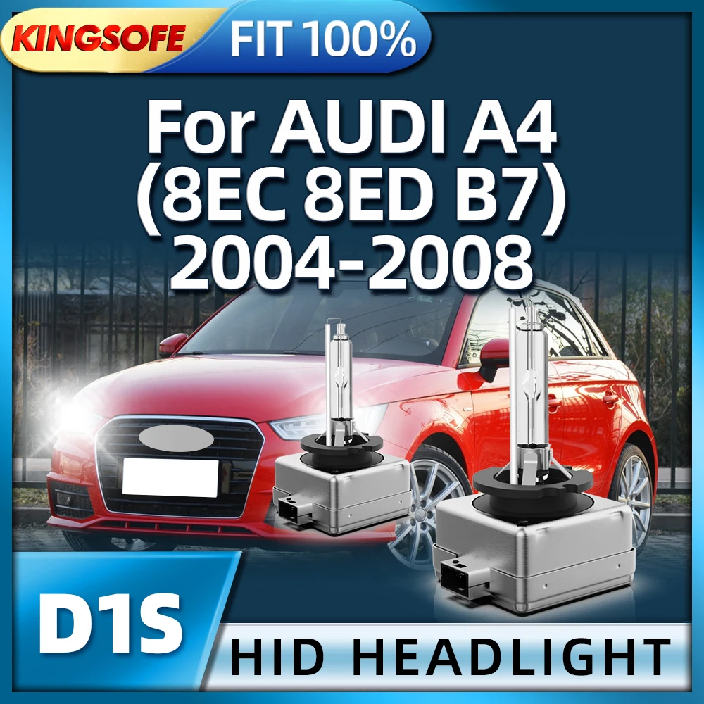 

Roadsun 35W D1S HID Xenon Lamp Car Headlight 6000K White Auto Light For AUDI A4 8EC 8ED B7 2004 2005 2006 2007 2008