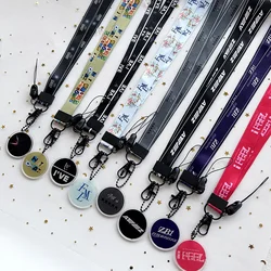 KPOP ZB1 IVE RIIZE GIDLE 5 ROCK star Dream Long Lanyard Keychain Acrylic Key Ring Holder Gifts Car Bag Charm Accessories