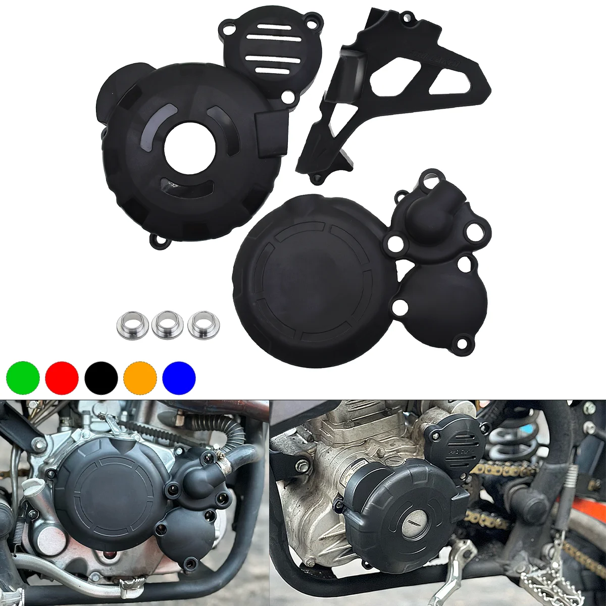 

Motorcycle Engine Clutch Protector Ignition Guard Cover Sprocket Guards Cover For Zongshen ZONSEN CBS300 KEWS K16 Zuumav K7