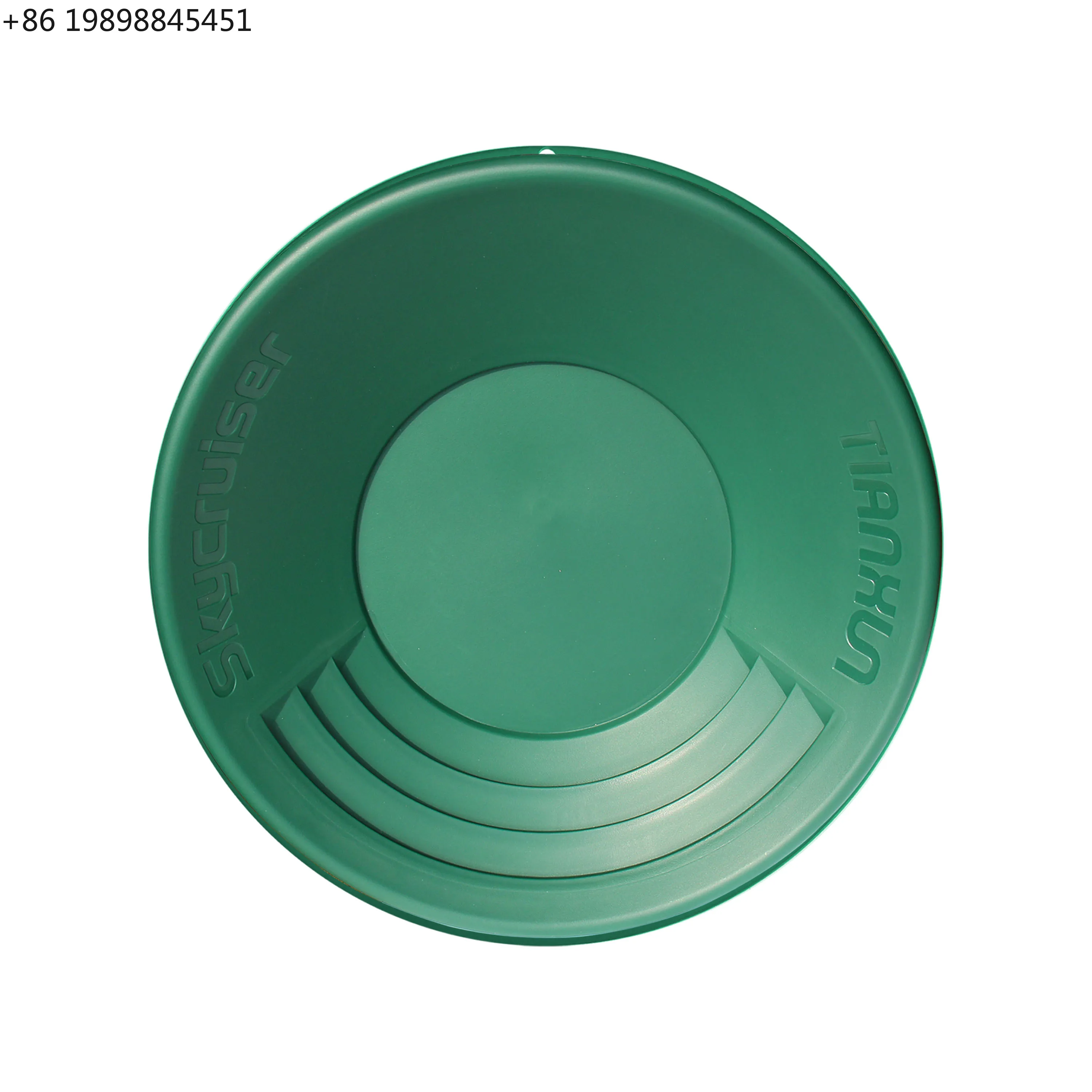 Green Gold Panning Kit Plastic Gold Wash Pan Thicken Plastic Portable Traditional Gold Prospecting Beginners Kit Collection Tool