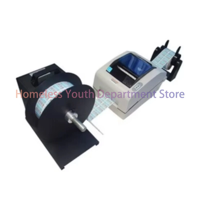 

Label counter label rewinder