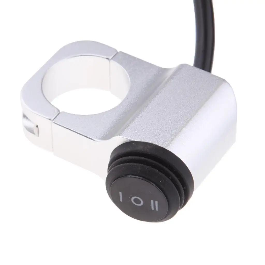 Durable Waterproof Handlebar Headlight Switch on Off on for Motorcycle 25mm Bar Lighting Accessory