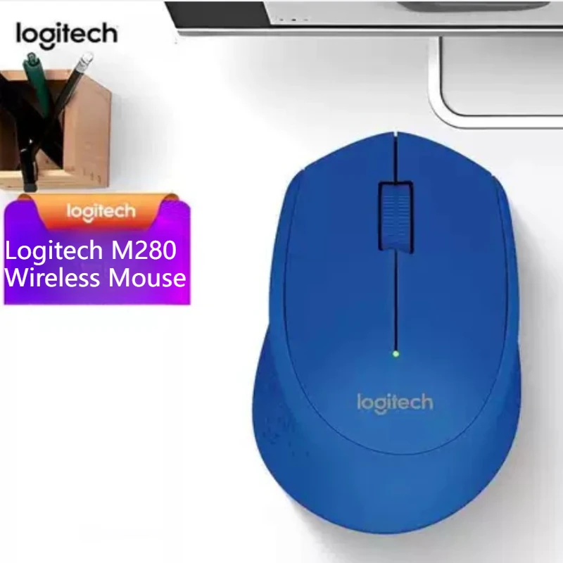 

Logitech M280 Is A Well-designed Wireless Mouse with Asymmetrical Styling for Functionality, Aesthetics, and Comfort.