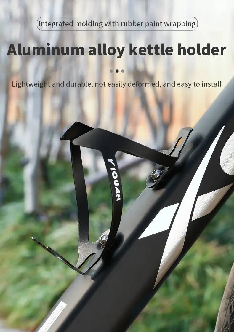 ESLNF Aluminium-Legierung Fahrrad-Trinkflaschenhalter Mountainbike-Flaschenhalter MTB Fahrradflaschenhalter – Detail 1