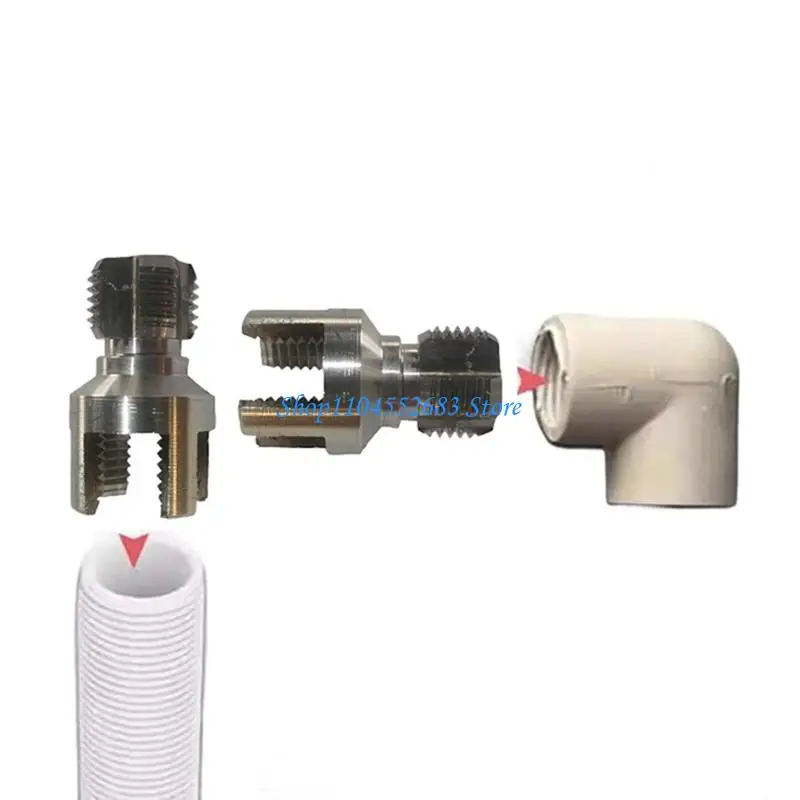 

Y6GD Convenient Shank Tap Die Set For Pipes Installation 1/2Inch 3/4In Carbon Steel Tool For DIY And Plumbing